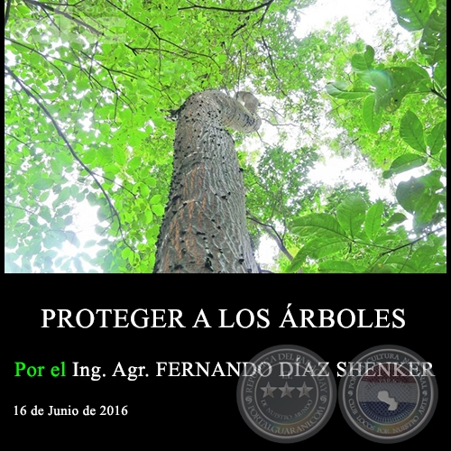 PROTEGER A LOS ÁRBOLES - Ing. Agr. FERNANDO DÍAZ SHENKER - 16 de Junio de 2016